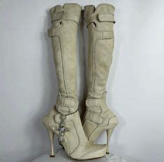 celine fw 2008 moto boots|Very Rare CELINE FW 2008 KNEE HIGH MULTI .